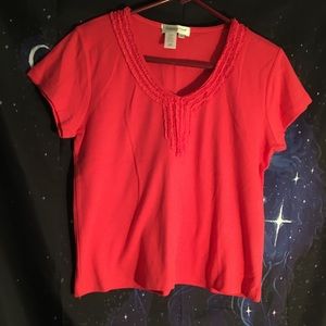 Coldwater Creek Cap Sleeved Tee Shirt